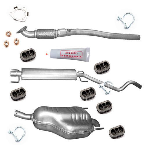 Auspuff komplett opel astra - komplett, h