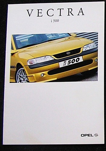 Opel vectra i500 prospekt - opel,