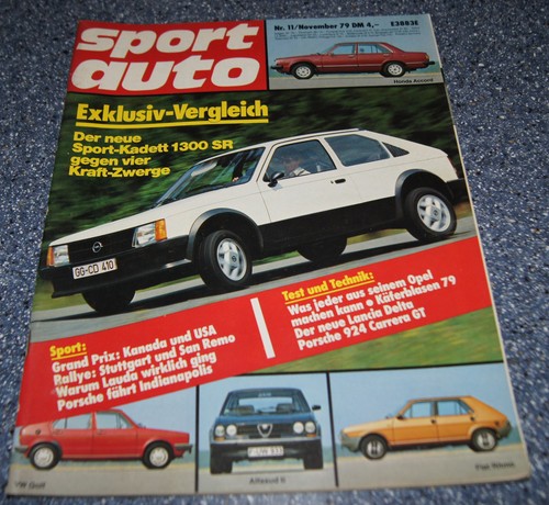 Sport auto 1979 - sport, 11/1979